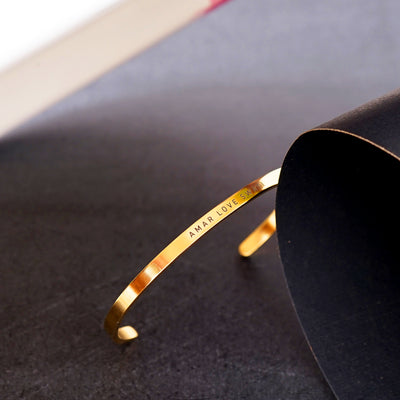 PERSONALISED CLASSIC BRACELET (22K GOLD PLATED)