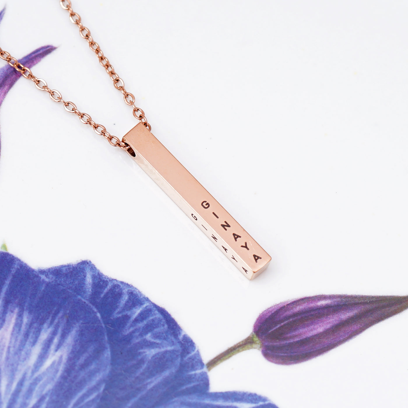 PERSONALISED PENDANT FOR WOMEN (22K GOLD/ROSE GOLD PLATED)