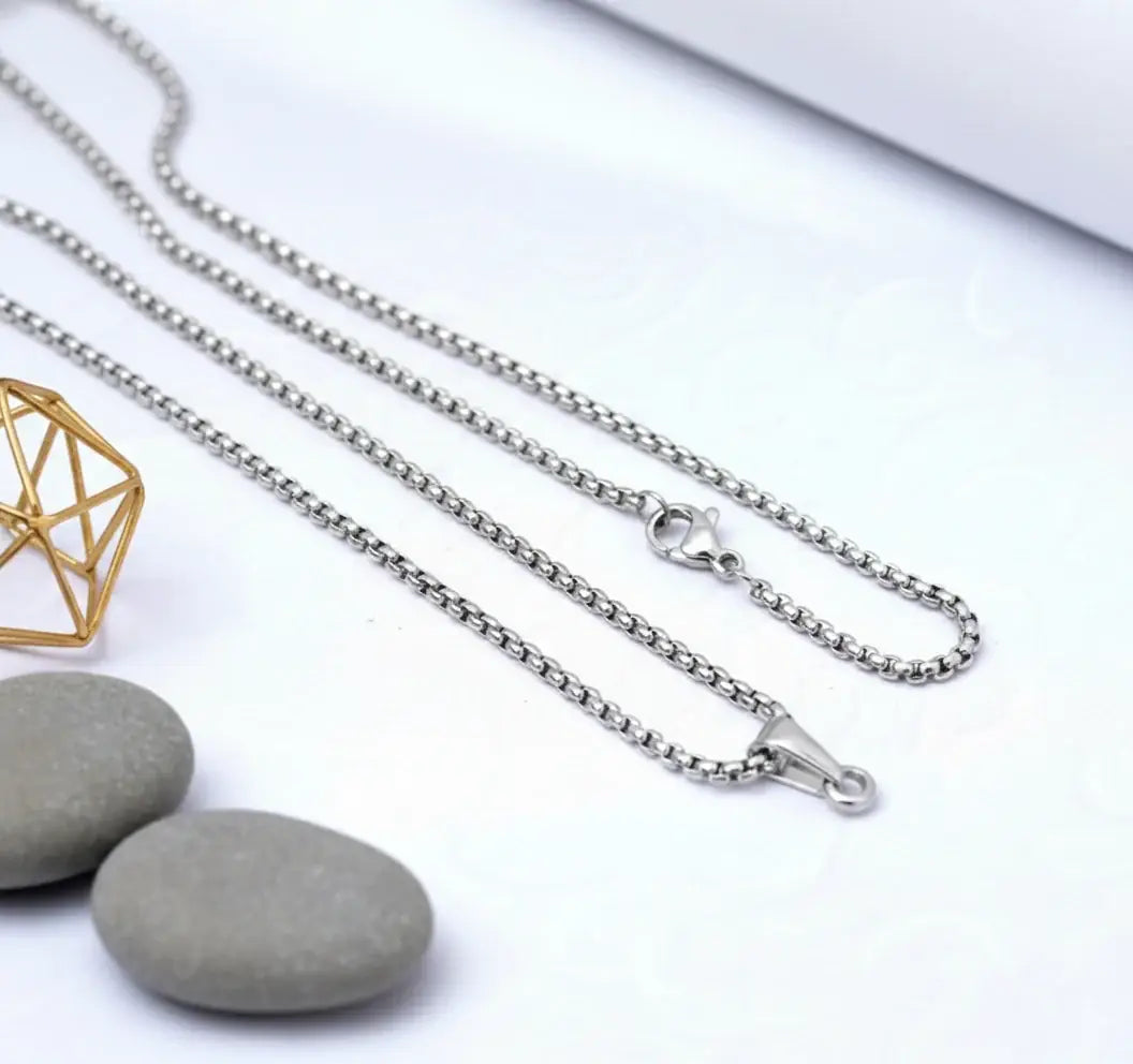 Personalised Cuboid Locket for Men – Silver