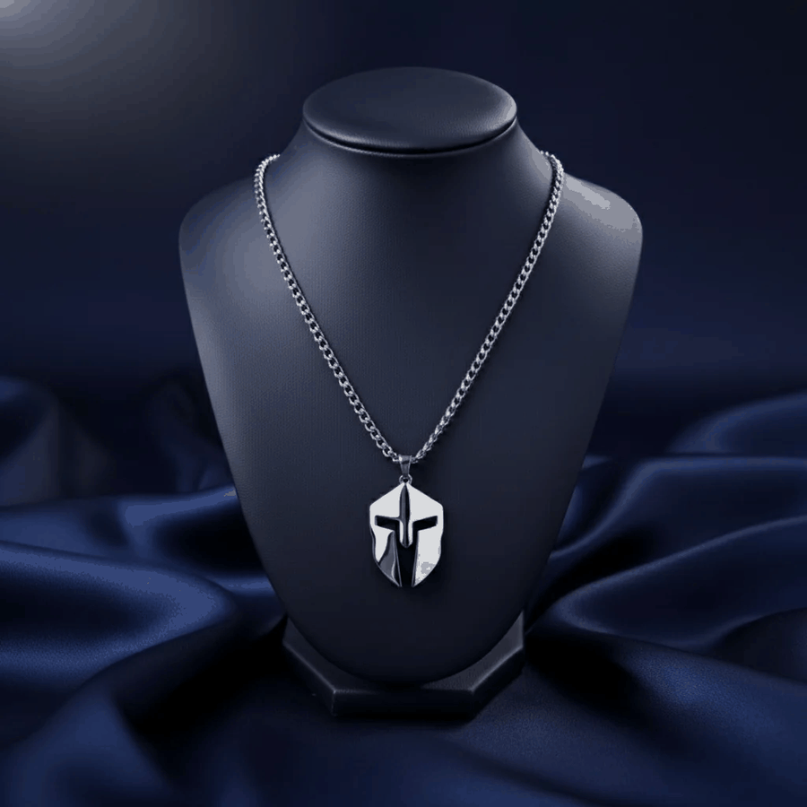 Spartan Locket for Men – Silver