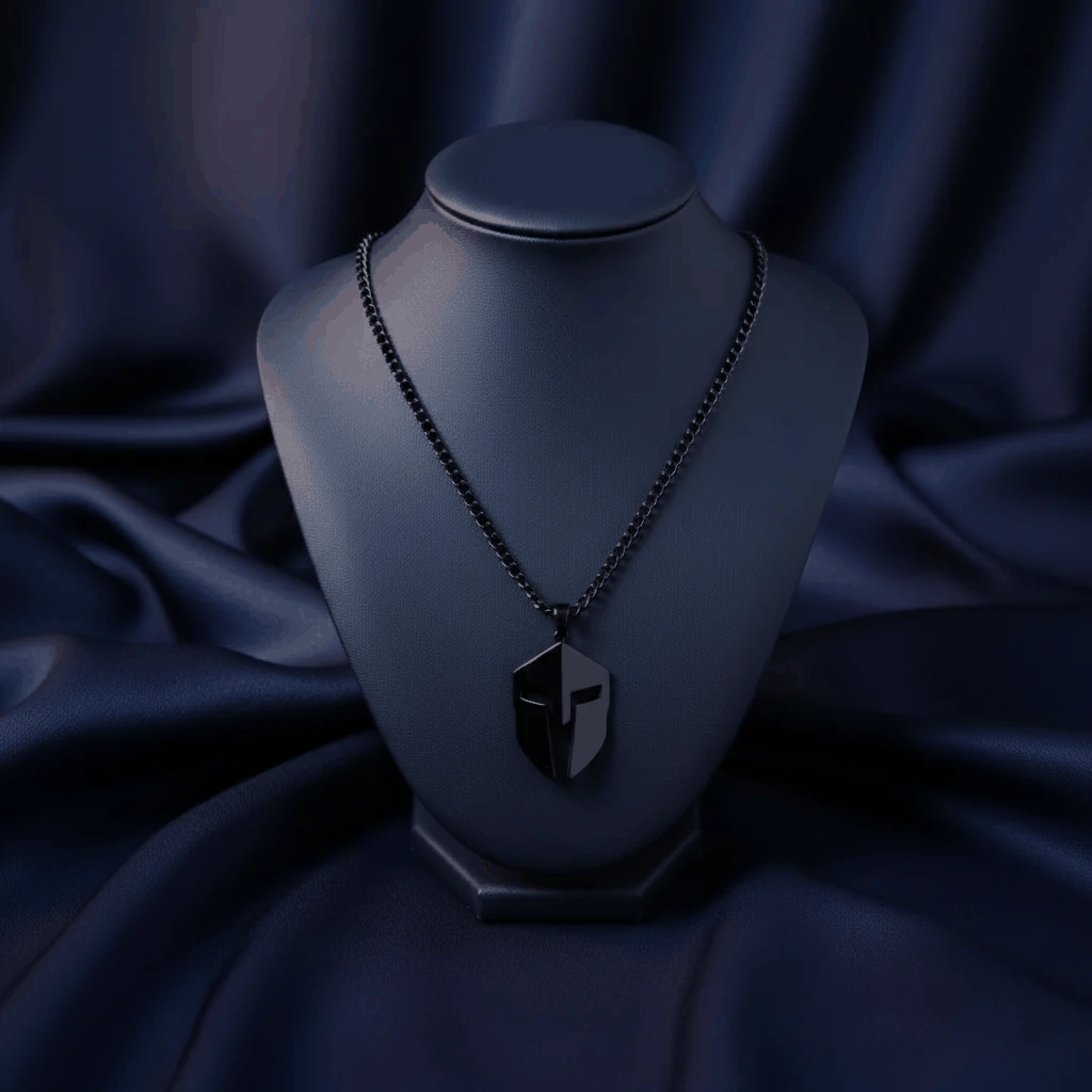 Spartan Locket for Men – Black