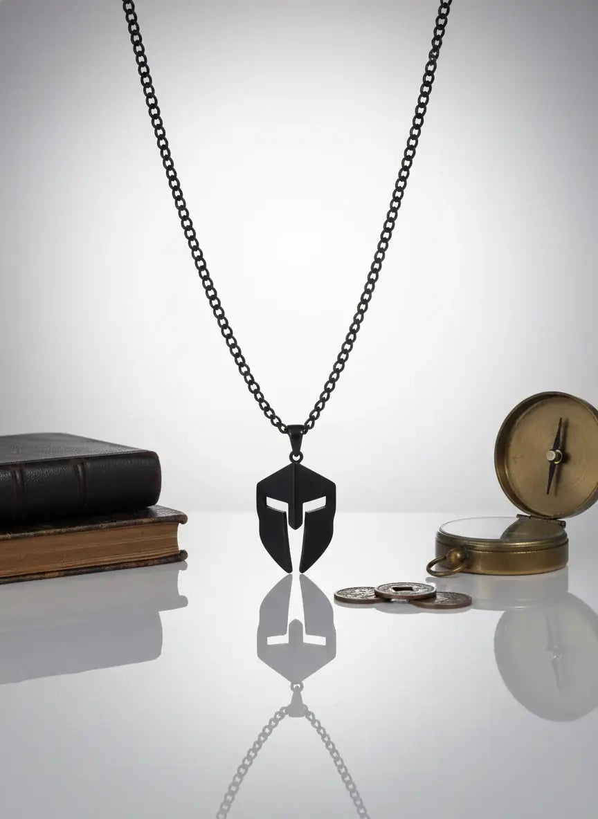 Spartan Locket for Men – Black